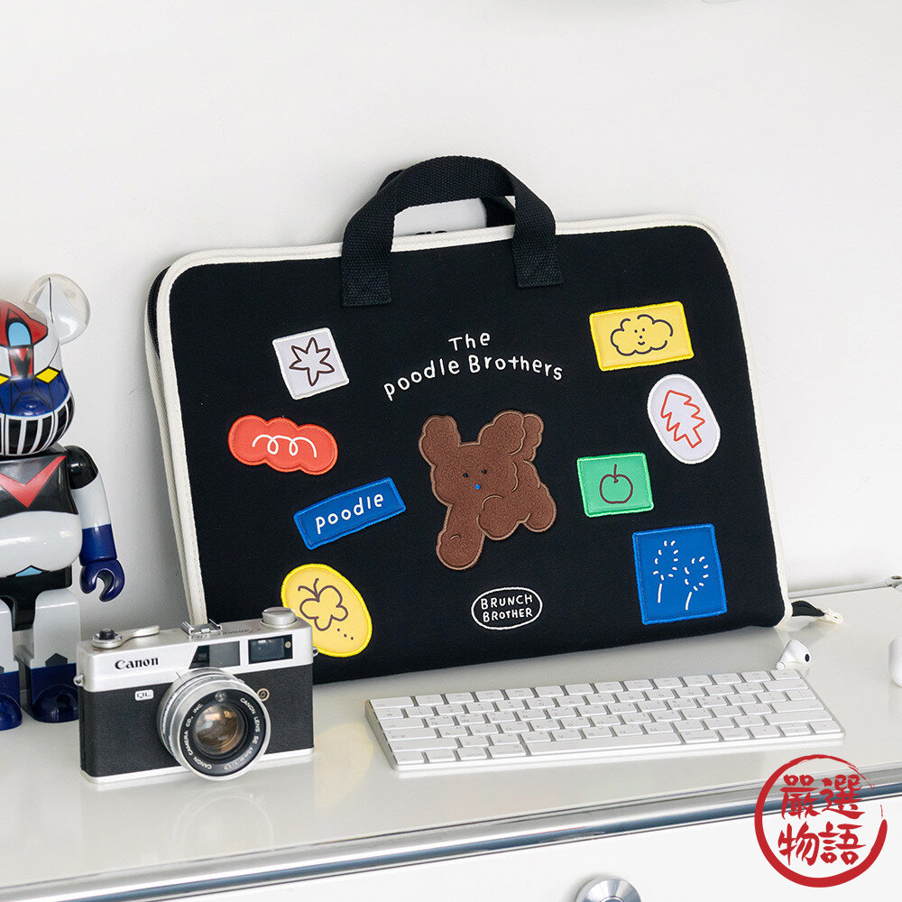 韓國文創Romane早午餐兄弟筆電包 平板保護包 電腦包 手提電腦包 | 15吋筆電包 手提電腦保護 封面照片