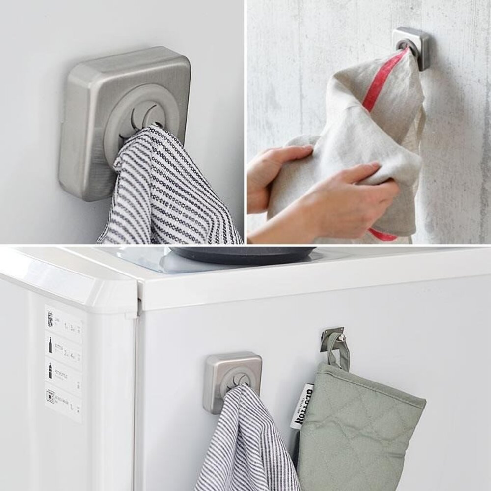 SF-020514-日本進口 毛巾吊孔 日本DULTON毛巾架 家事布吊架 圓形 方形 居家生活收納小物 吊架 掛勾 毛巾 廚房抹布架
