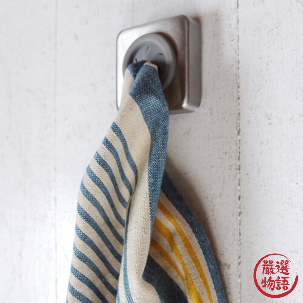 日本進口 毛巾吊孔 日本DULTON毛巾架 家事布吊架 圓形 方形 居家生活收納小物 吊架 掛勾 毛巾 廚房抹布架-圖片-6