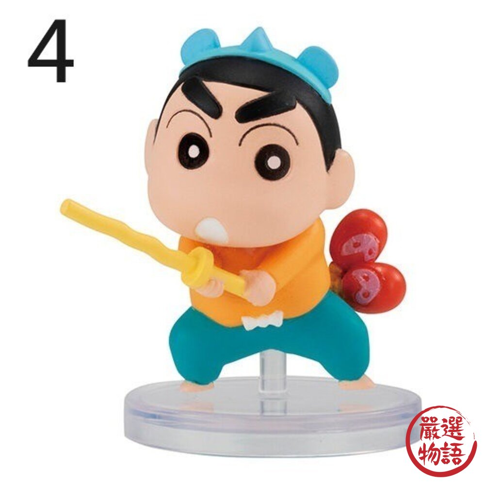 日本BANDAI萬代扭蛋 全九種 蠟筆小新x三麗鷗角色排隊公仔 布丁狗 大耳狗 人魚漢頓 小葵 小白 模型 日本進口-圖片-5