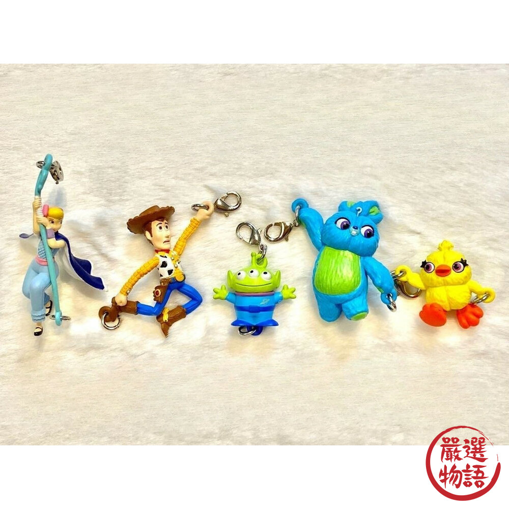現貨 T-ARTS日本扭蛋玩具總動員4搖搖串聯角色吊飾  掛飾 可掛包包 可當鑰匙圈 桌上擺飾 辦公室小物 日本進口 封面照片