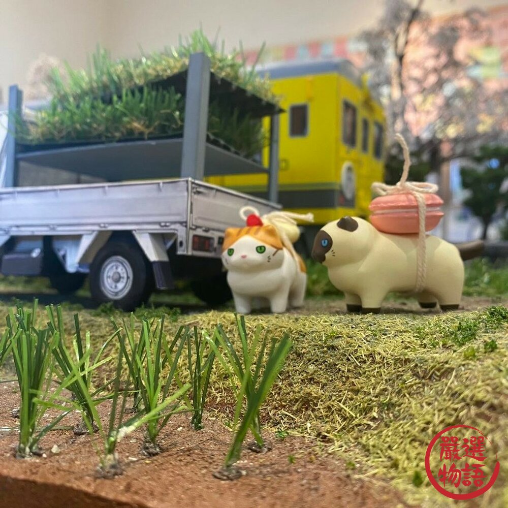 現貨 日本ToysCabin扭蛋便當喵喵P2 全五種 辦公室小物 黑貓 灰貓 茶白貓 暹羅貓 轉蛋 公仔 模型 日本進口-圖片-8
