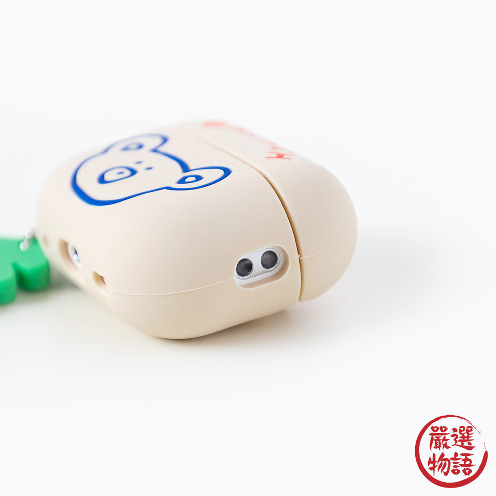 韓國文創Romane早午餐兄弟 AirPods Pro2矽膠保護套 耳機保護套 耳機殼 耳機保護殼 小熊 日本進口-圖片-5