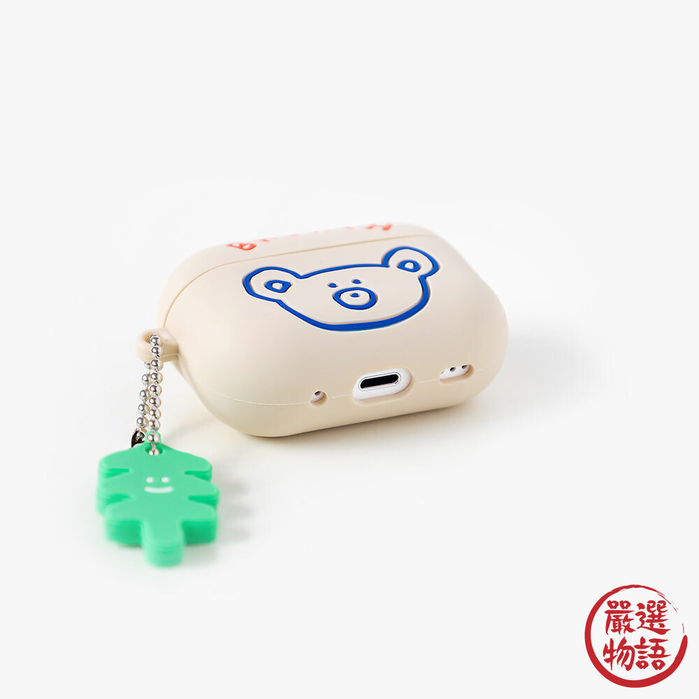 韓國文創Romane早午餐兄弟 AirPods Pro2矽膠保護套 耳機保護套 耳機殼 耳機保護殼 小熊 日本進口-圖片-6