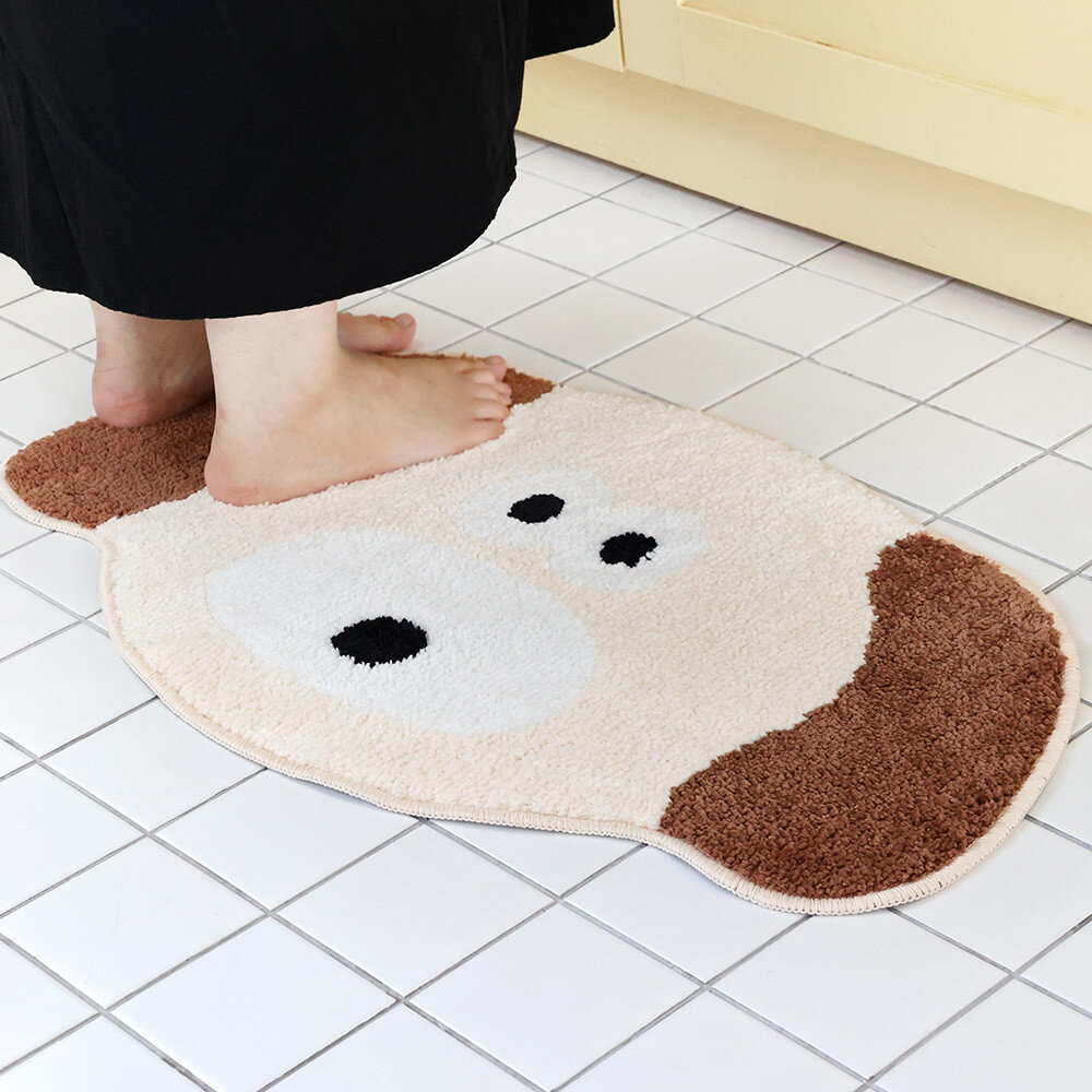 SF-020548-Romane早午餐兄弟腳踏墊  韓國文創 狗狗 地墊 浴室 玄關 臥室 門口 吸水性佳 防滑 居家生活 日本進口