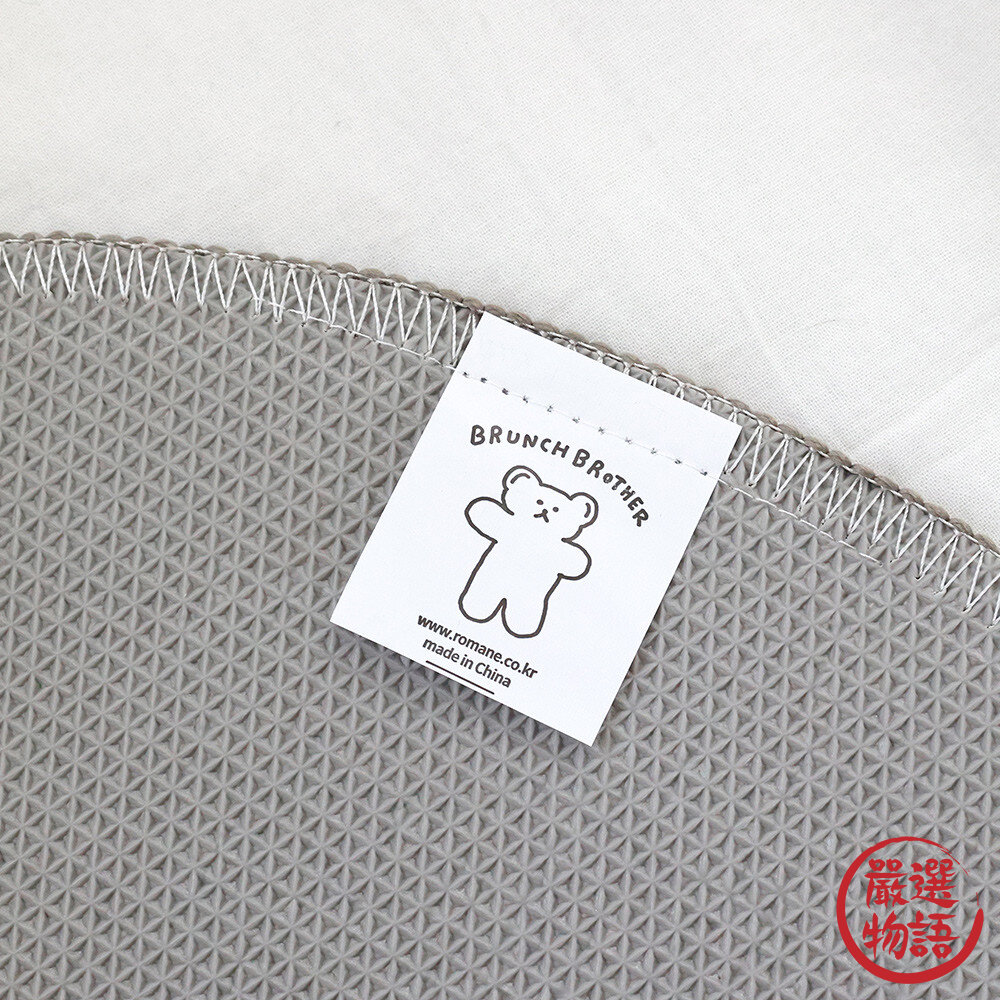 Romane早午餐兄弟腳踏墊 韓國文創 狗狗 地墊 浴室 玄關 臥室 門口 吸水性佳 防滑 居家生活 日本進口-圖片-2