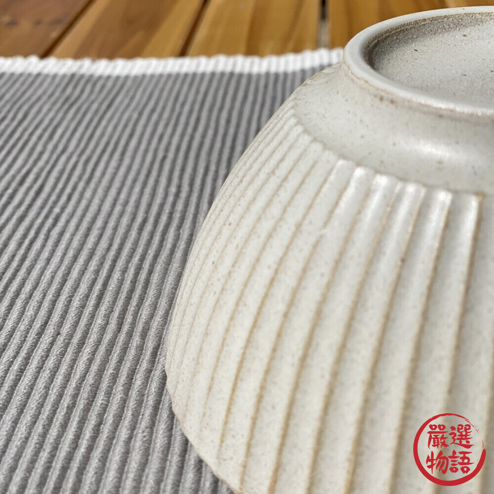 日本美濃燒華蝶扇陶瓷餐碗 日式餐具 14cm 咖啡 白色 湯碗 飯碗 茶碗 日式餐碗 陶瓷器皿 小缽 日本進口-圖片-4