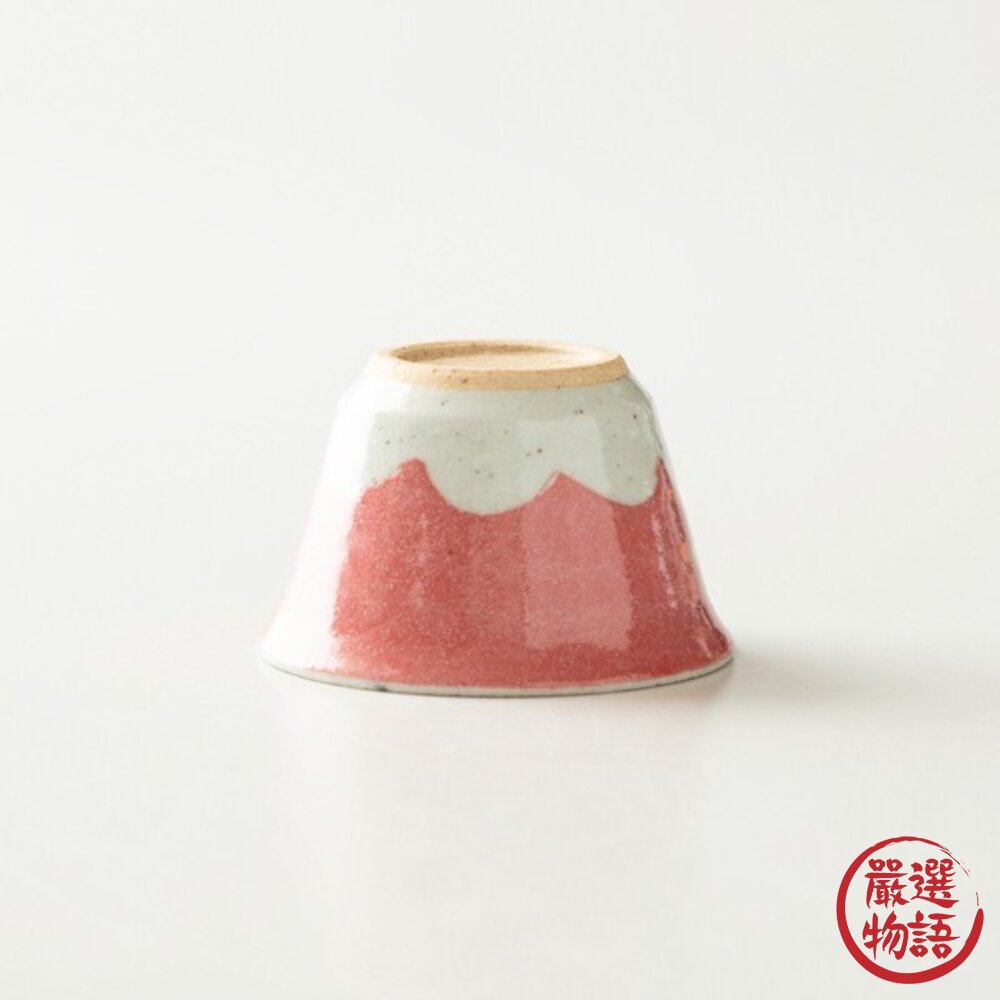 日本陶瓷茶杯 日本吉祥象徵富士山茶杯 夫妻杯 對杯 藍色 粉色 130cc 居家生活 日式餐具 豬口杯 日本進口-圖片-7