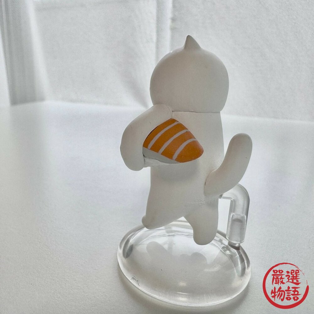 現貨 日本扭蛋ATC-SUIMIN搬運貓貓公仔 日本生魚片料理 貓咪公仔 擺飾品 IKIMON 轉蛋 模型 日本進口-圖片-2
