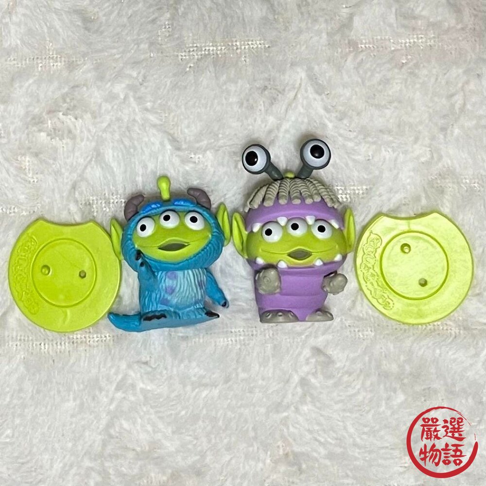 日本扭蛋 T-arts 皮克斯悄悄話系列變裝公仔全四款附蛋殼 | 三眼怪 三眼怪公仔 胡迪 毛怪 蛋糕裝飾-圖片-1