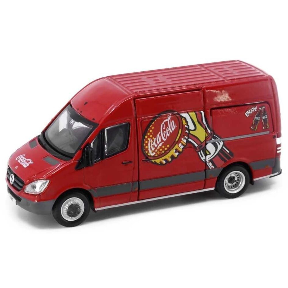 SF-020635-Benz Spriner 可口可樂聯名款模型合金車｜COKE013 Tiny 微影 coca-cola