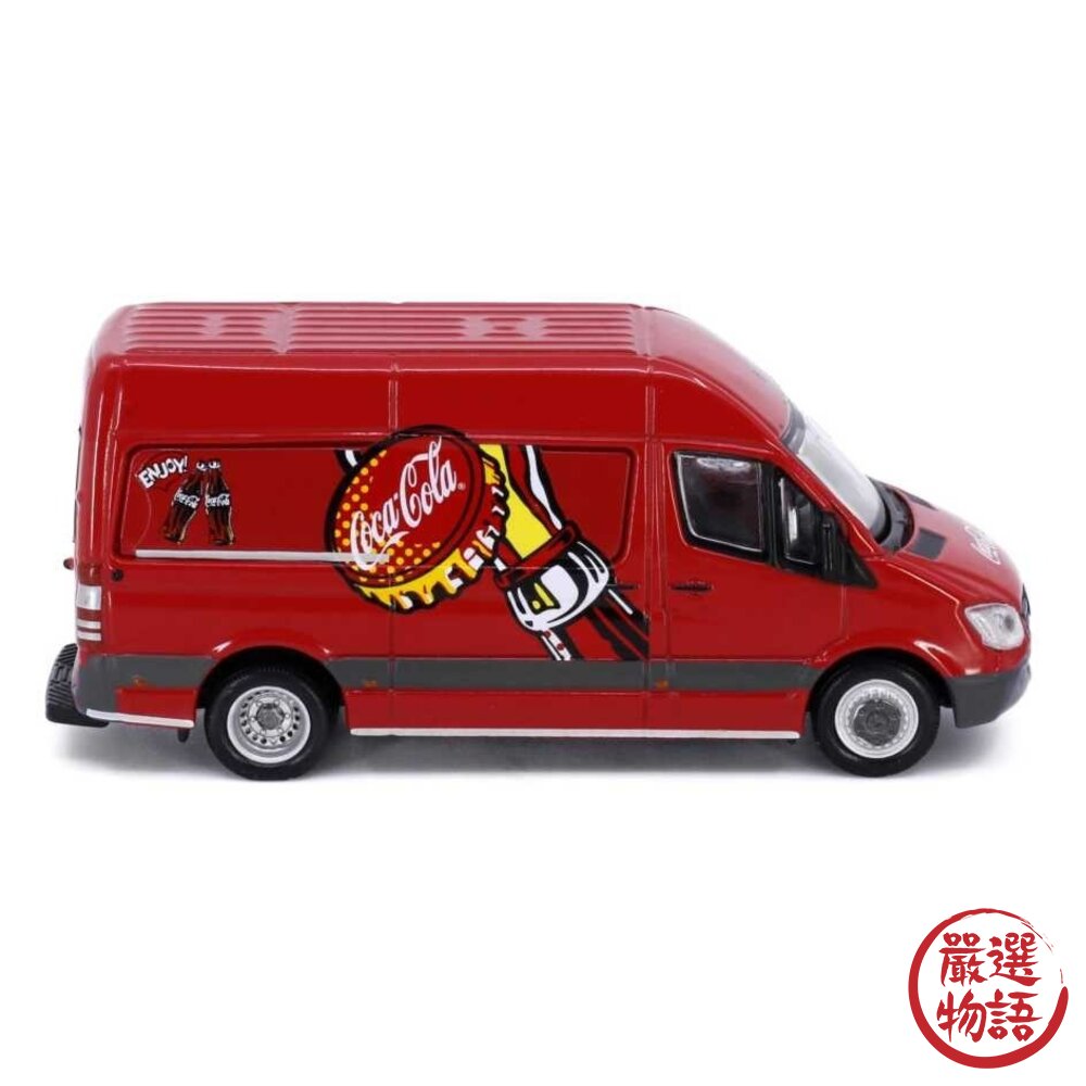 Benz Spriner 可口可樂聯名款模型合金車|COKE013 Tiny 微影 coca-cola-圖片-1