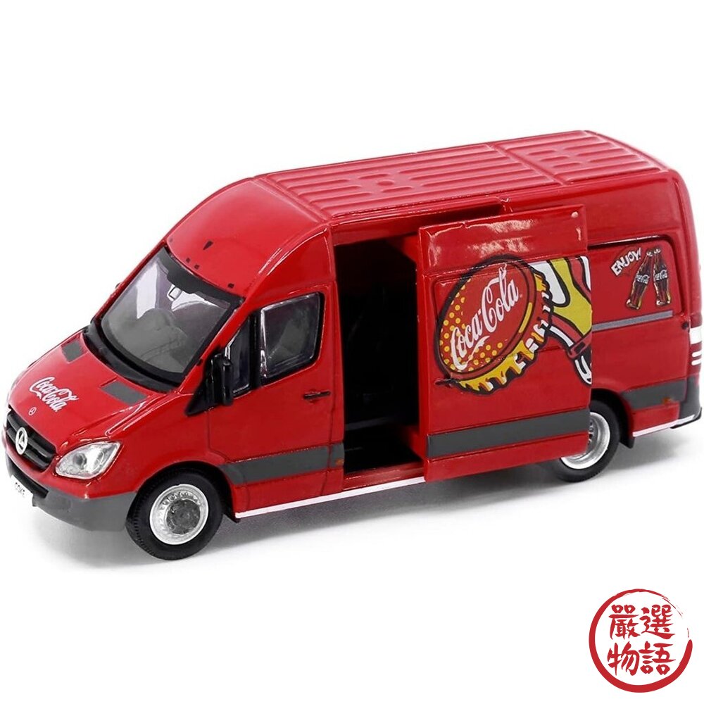 Benz Spriner 可口可樂聯名款模型合金車|COKE013 Tiny 微影 coca-cola-圖片-2