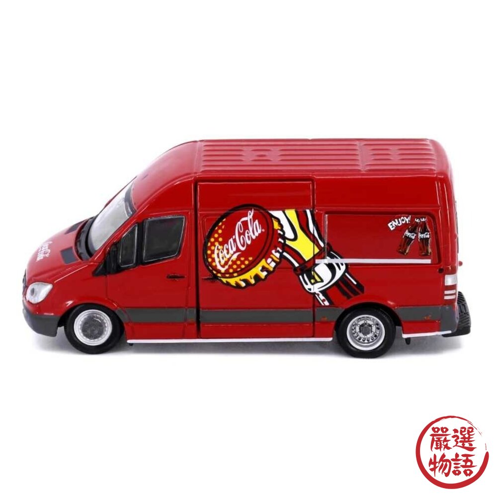 Benz Spriner 可口可樂聯名款模型合金車|COKE013 Tiny 微影 coca-cola-圖片-4