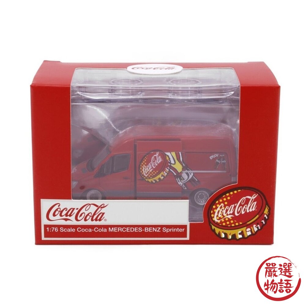 Benz Spriner 可口可樂聯名款模型合金車|COKE013 Tiny 微影 coca-cola-圖片-5