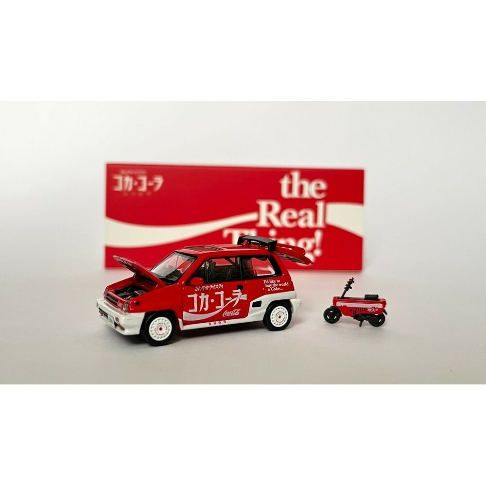 SF-020636-現貨 本田 HONDA CITY 可口可樂聯名款模型合金車｜COKE058 Tiny 微影 coca-cola 日本進口