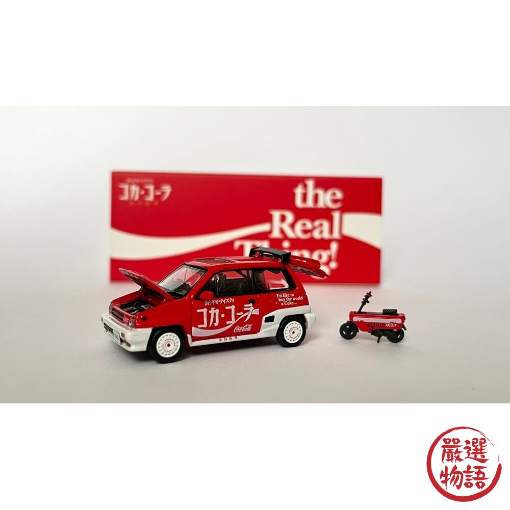 日本進口 本田 HONDA CITY 可口可樂聯名款模型合金車|COKE058 Tiny 微影 coca-cola-圖片-2