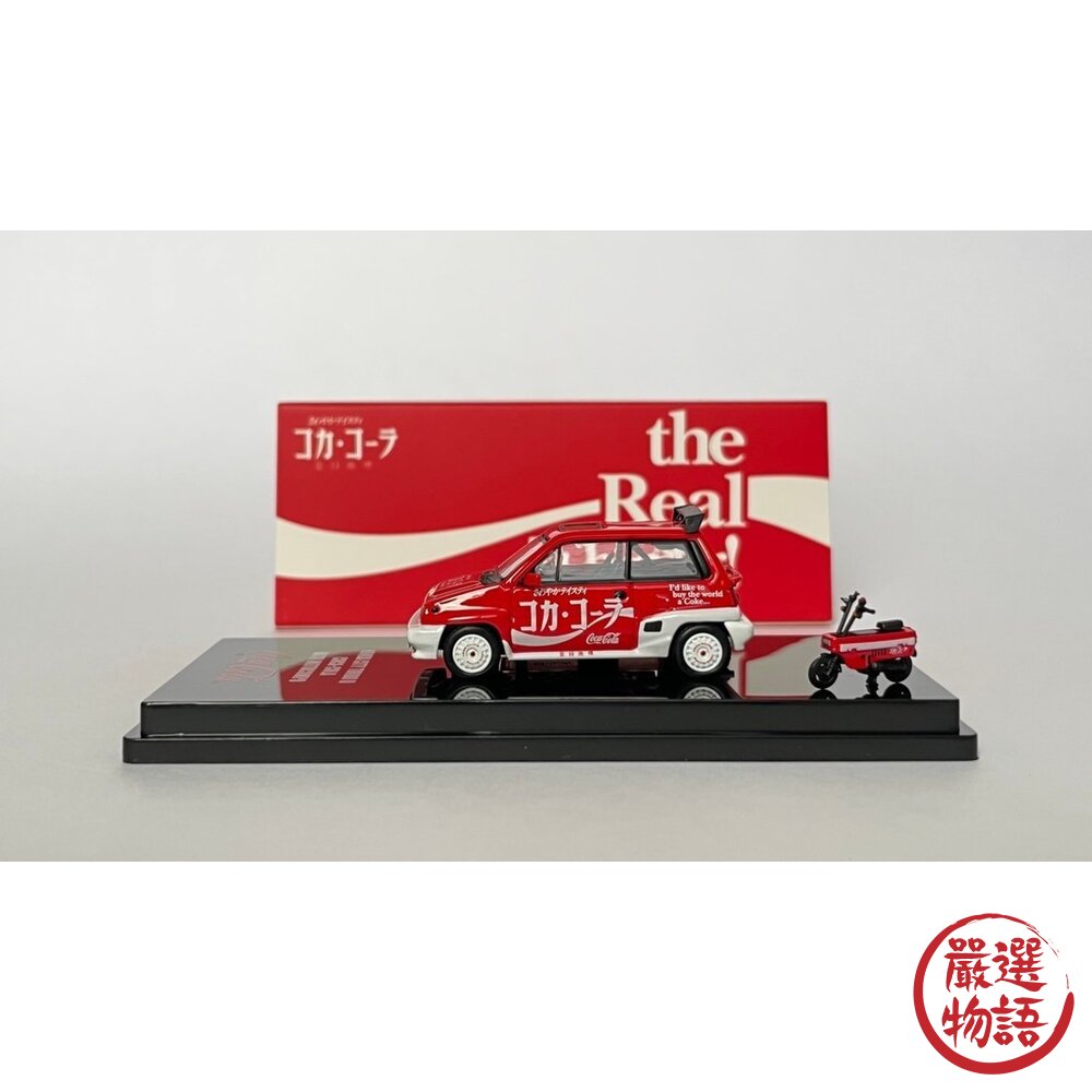 日本進口 本田 HONDA CITY 可口可樂聯名款模型合金車|COKE058 Tiny 微影 coca-cola-圖片-4