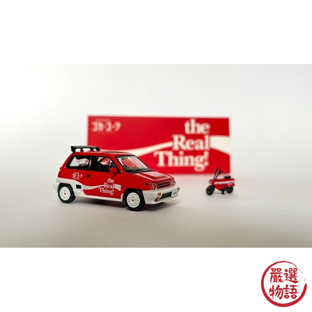 日本進口 本田 HONDA CITY 可口可樂聯名款模型合金車|COKE058 Tiny 微影 coca-cola-圖片-5