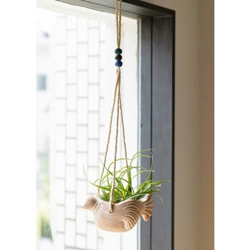 SF-020682-吊掛盆 日本 People Tree 花盆架 陶瓷盆栽 掛盆 花盆掛架 栽 壁掛花盆 吊盆 花盆 盆栽 日本進口