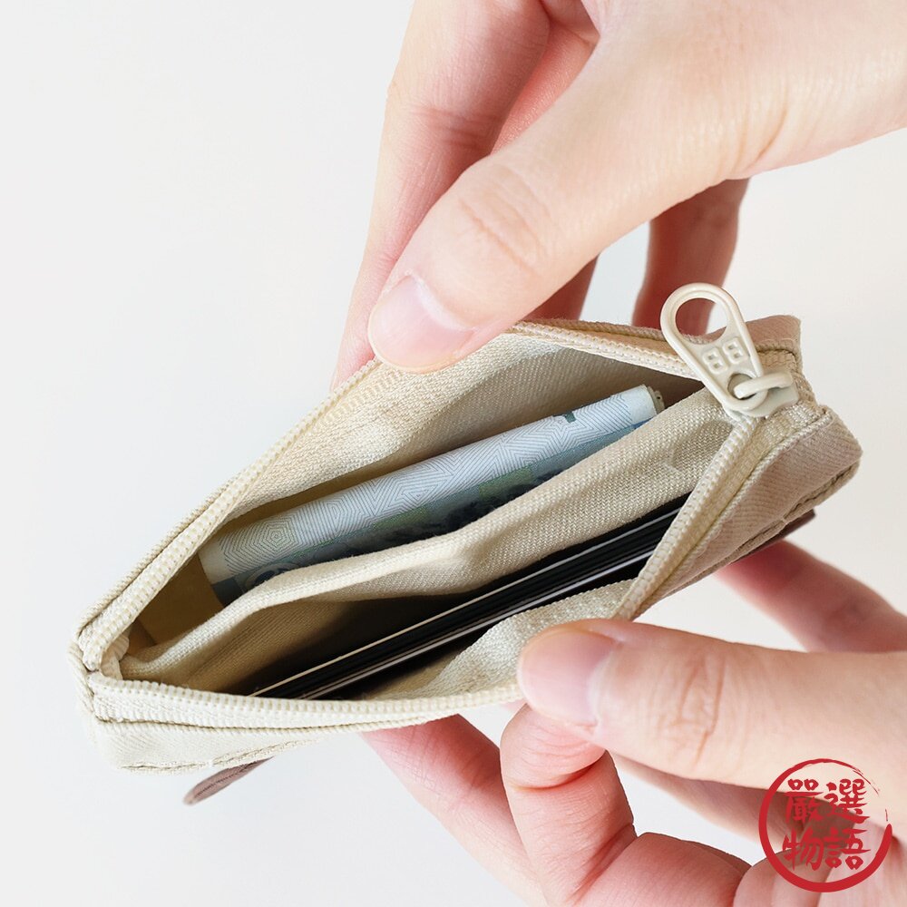 韓國 Romane 狗狗 兔兔 票卡夾 卡片零錢包 錢包 票卡包 零錢包 卡包 韓國文創 可愛錢包 包包 日本進口-圖片-3