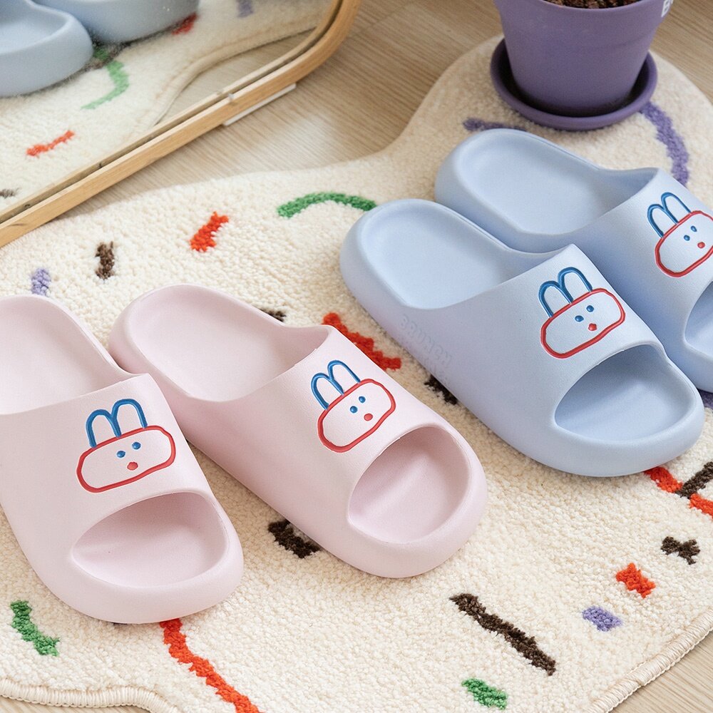 SF-020687-韓國文創 Romane Bunny 室外拖鞋 踩屎感拖鞋 厚底拖鞋 室內拖鞋 拖鞋 eva拖鞋 軟底拖鞋 日本進口