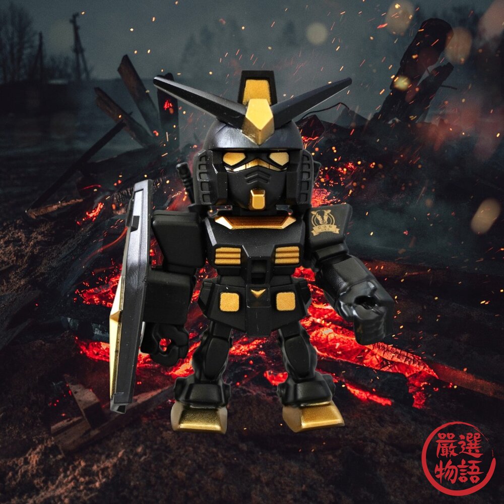 日本進口萬代 麥當勞 安格斯 鋼彈 黑牛 元祖鋼彈 RX78 聯名 GUNDA 公仔 模型 McDonald's-圖片-5