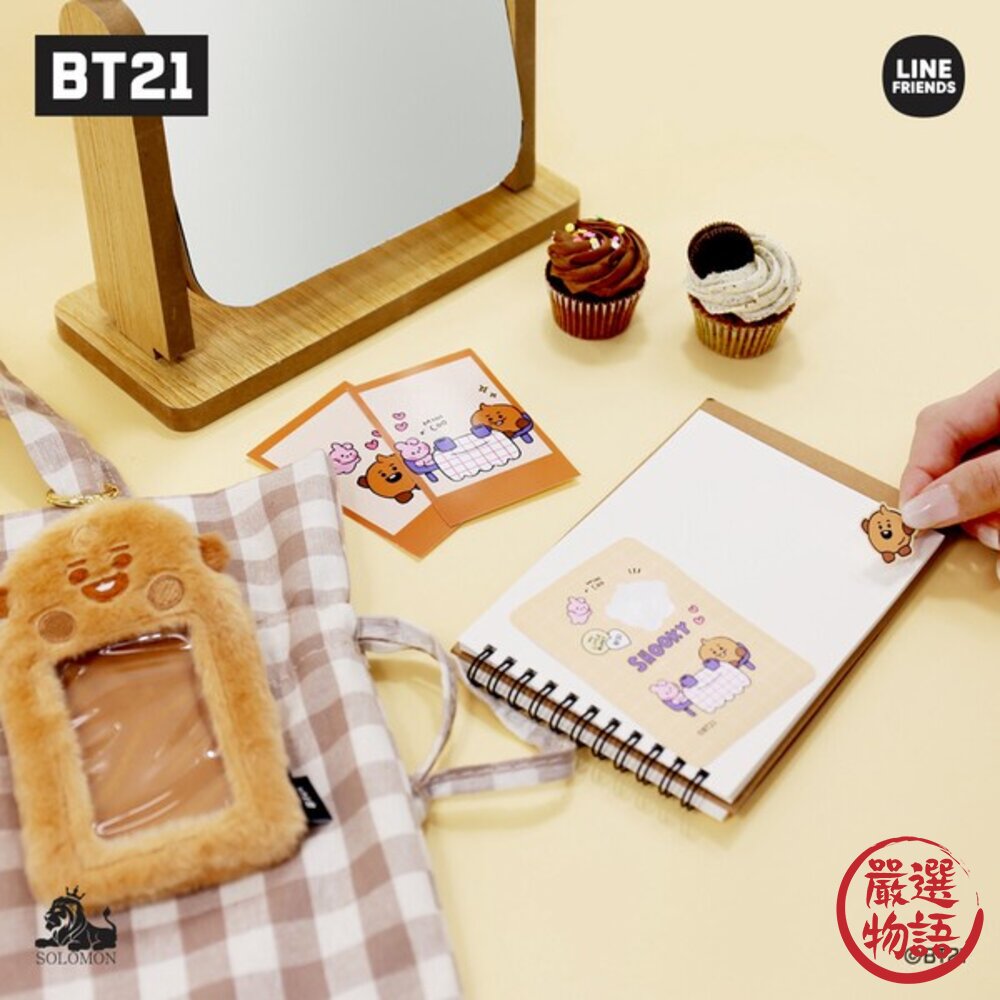 BT21 毛絨絨 卡夾 鑰匙圈 防彈少年團 | 證件套 證件卡套 悠遊卡套 卡套 證件夾 卡片套 悠遊卡夾 日本進口-圖片-7