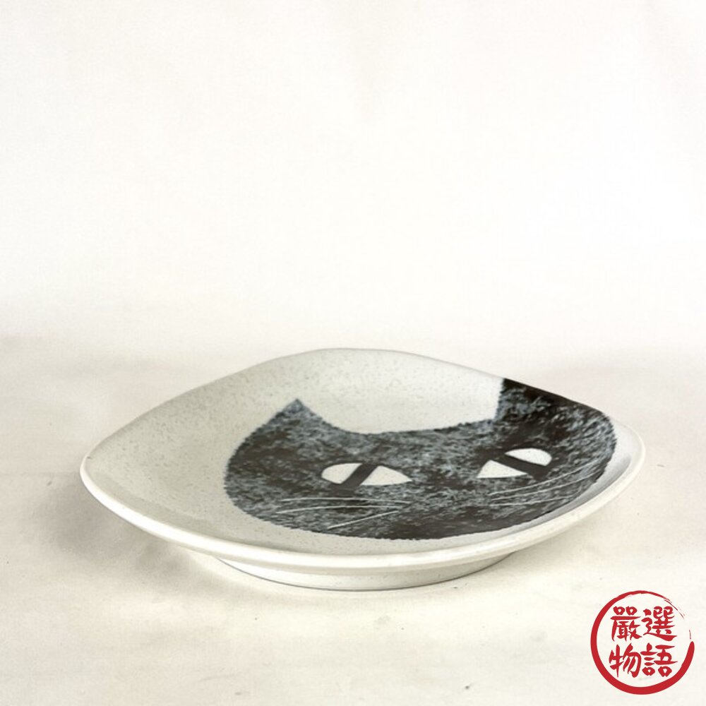 日本製 rokuro 六魯 黑貓 小盤子 甜點盤 蛋糕盤 水果盤 日本盤子 飾品盤 日式餐盤 陶瓷盤 盤 日本進口-圖片-3