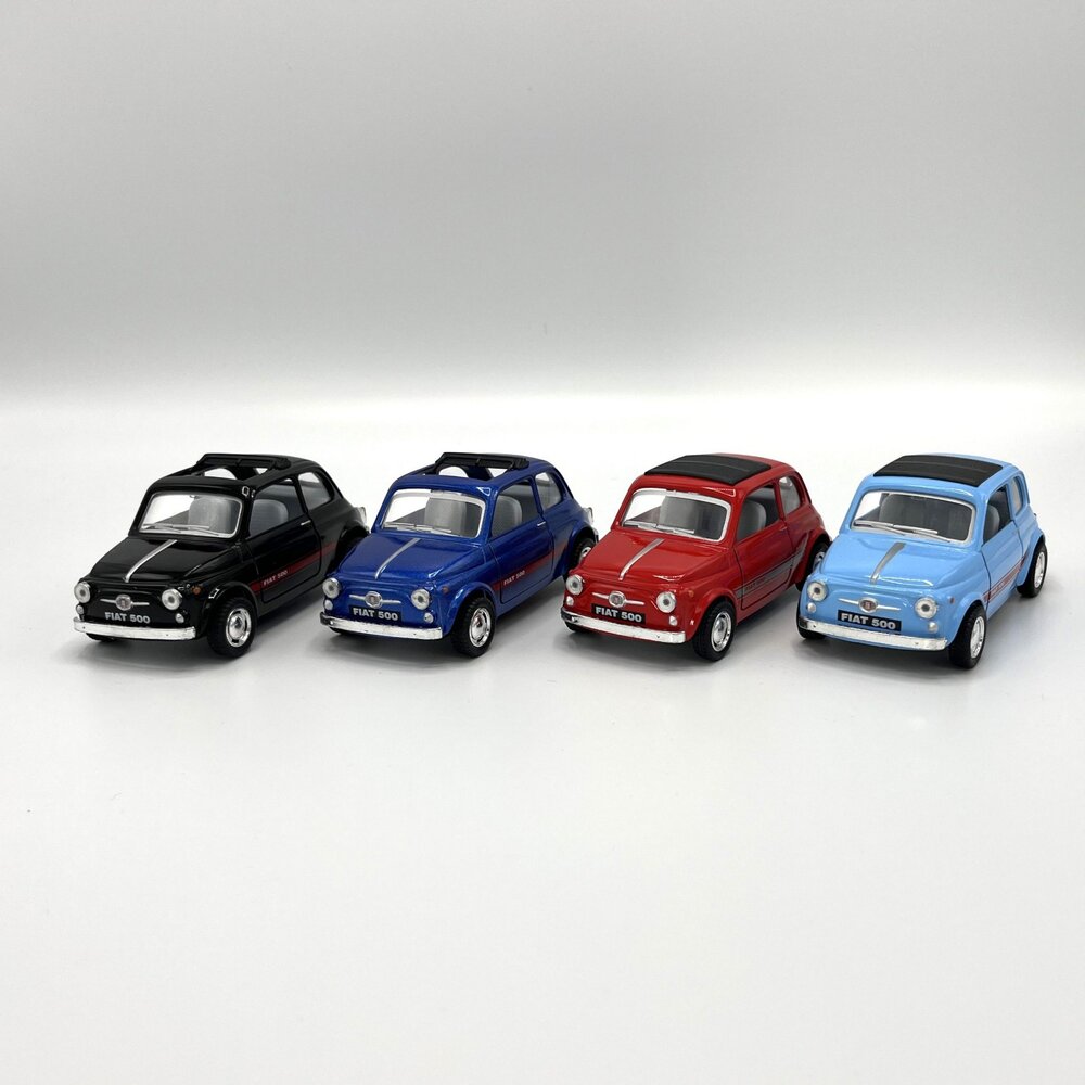 SF-020715-停產不補 日本ToysCabin 1比48 FIAT 500合金回力車 | 扭蛋玩具 扭蛋 玩具車 迴力車 轉蛋 日本進