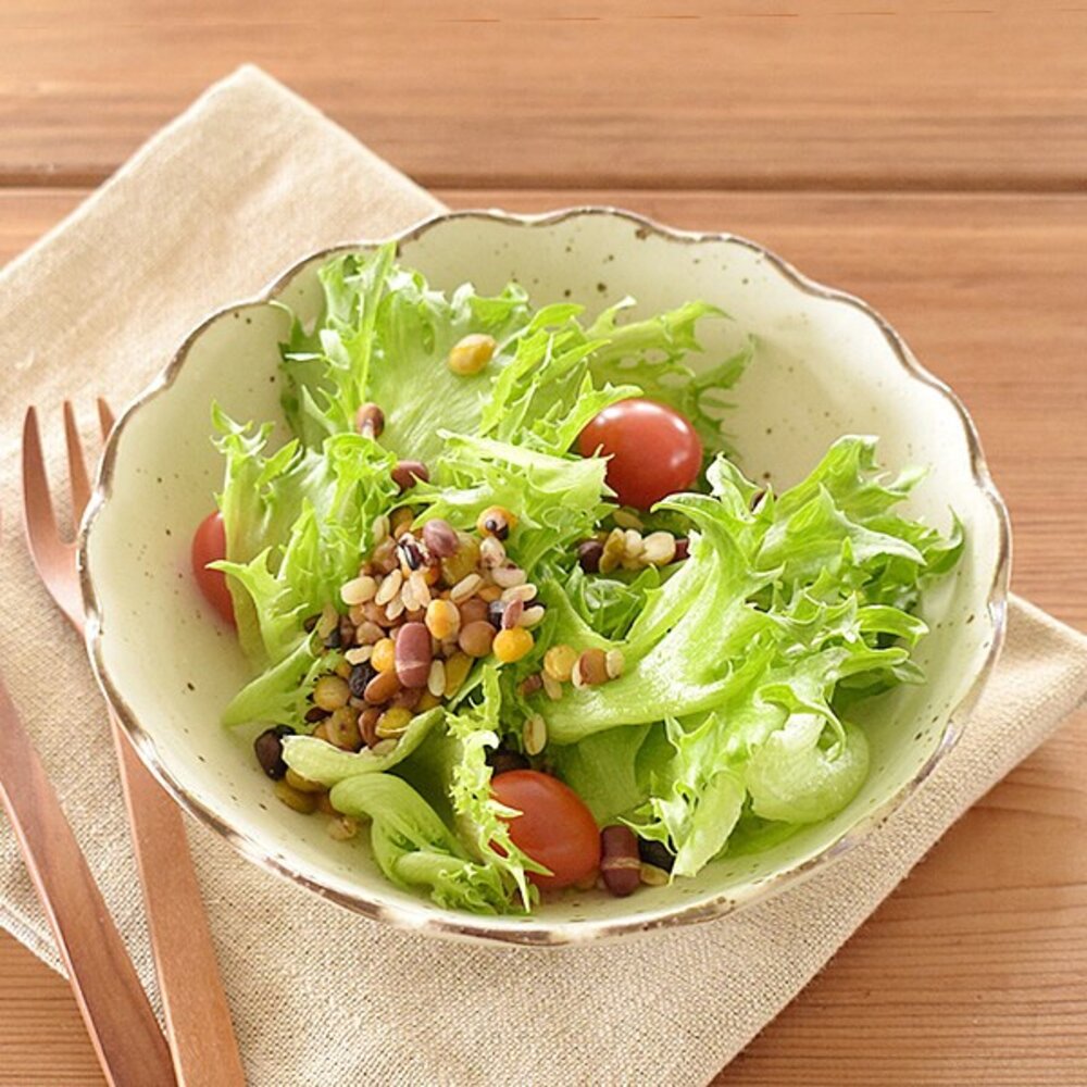 SF-020740-日本製 日式 沙拉碗 菊花形狀陶瓷盤 陶瓷盤 美濃燒  優格碗 陶瓷碗 麵碗 餐碗  水果盤 優格碗 餐盤 盤 碗盤 日