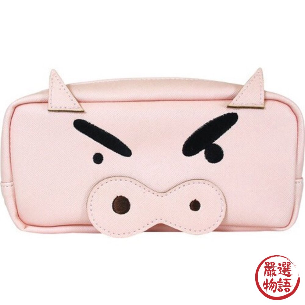 日本兒童鉛筆盒 T'S FACTORY 蠟筆小新 鉛筆盒大容量 鉛筆袋 鉛筆盒 筆袋 化妝包大容量 日本進口-圖片-6