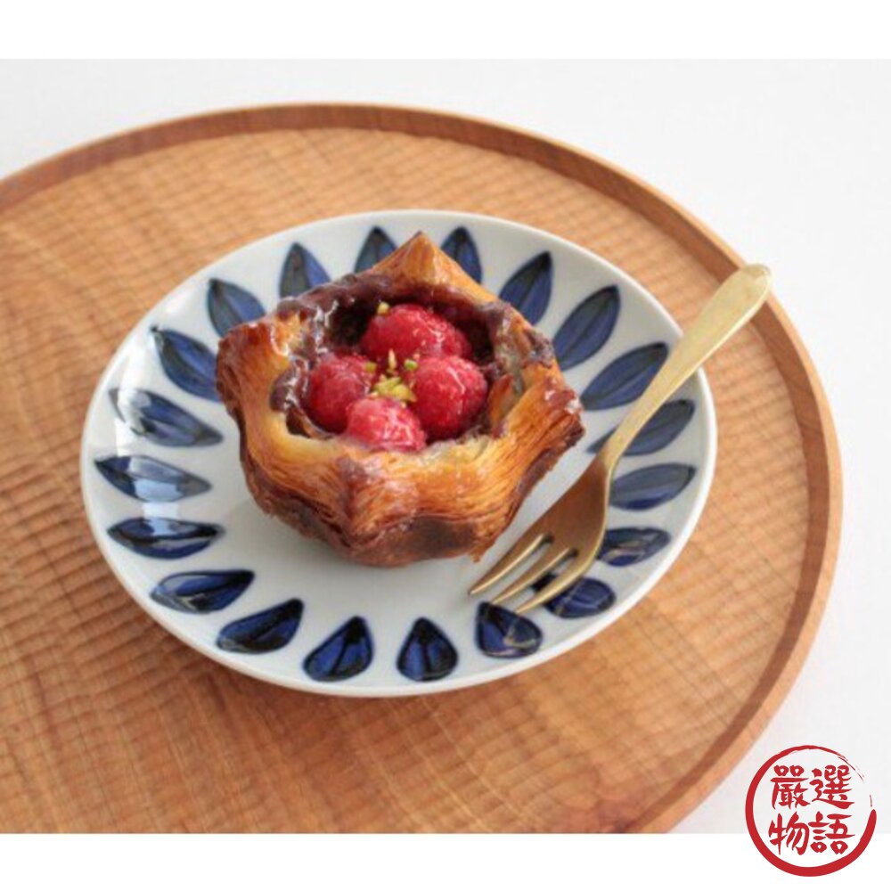 日本製波佐見燒雛菊花瓣餐盤點心盤圓盤陶瓷盤水果盤甜點盤小盤子盤子盤餐具美濃燒日本進口