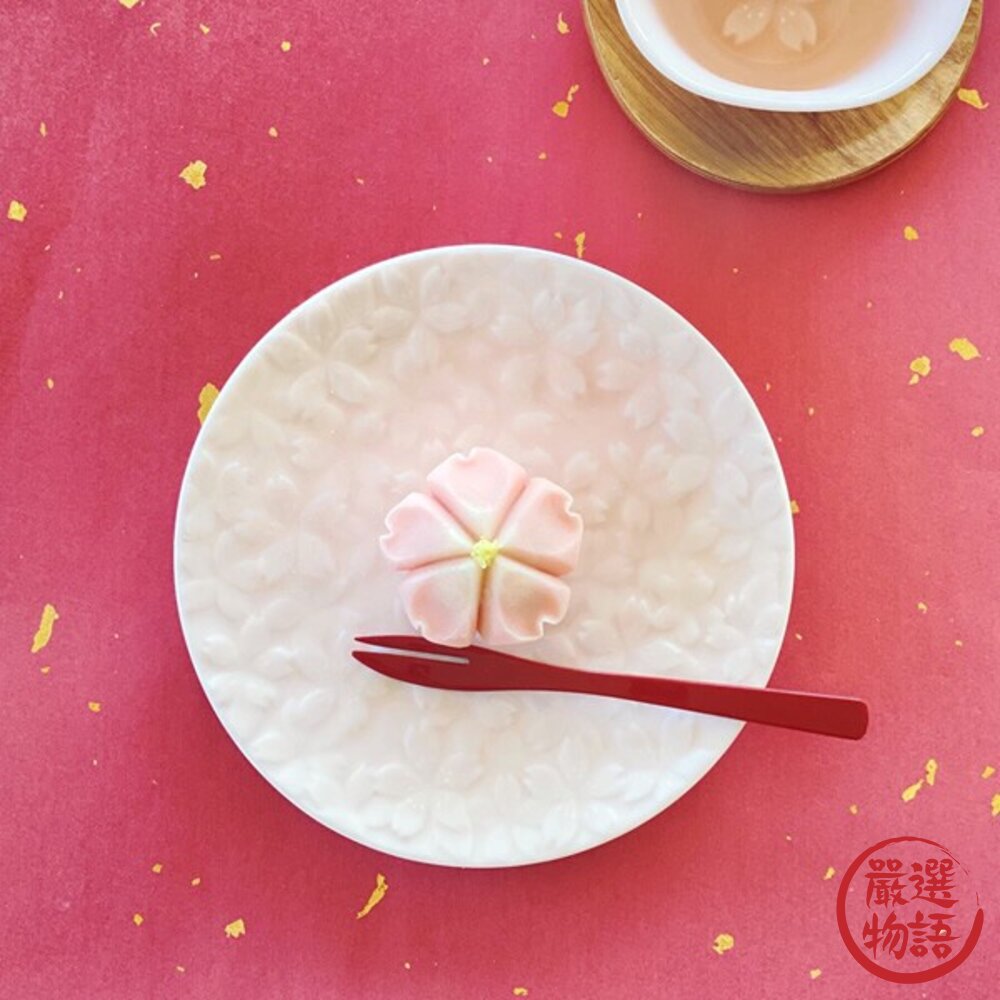 日本製 美濃燒 日式碗盤  櫻花 陶瓷盤 甜點盤 水果盤 蛋糕盤 圓盤 碗盤 小盤子 餐盤 盤子 廚房 日本進口 封面照片