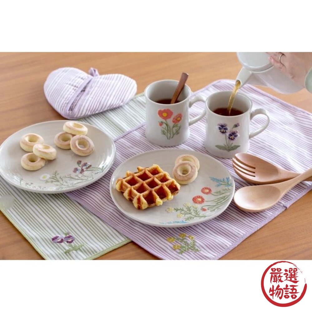 日本BISQUE花卉造型馬克杯陶瓷馬克杯咖啡杯馬克杯拿鐵杯茶杯水杯杯子飲料杯日本進口