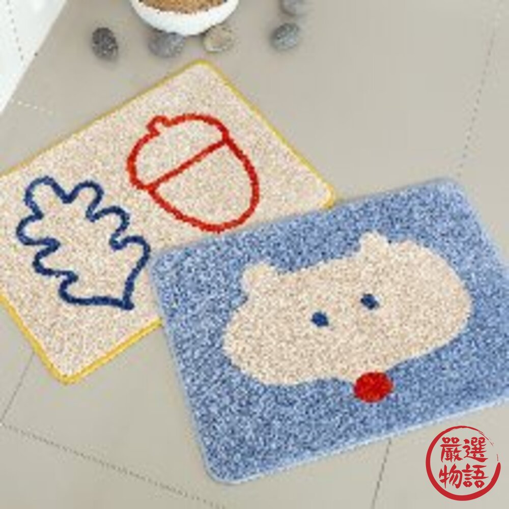 韓國代購Romane浴室地墊廚房地墊吸水地墊床邊地毯客廳地墊玄關腳踏墊門口地墊地墊腳踏墊日本進口