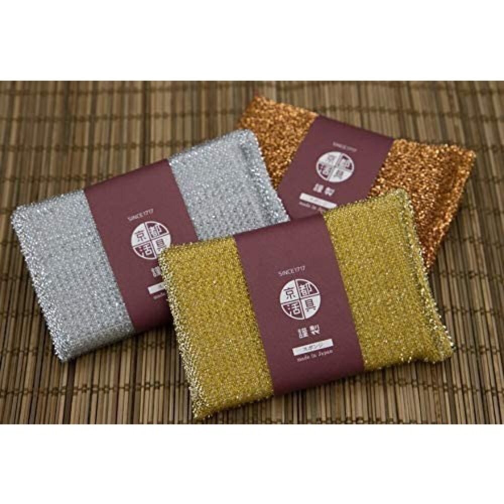 SF-020797-海綿菜瓜布 日本製 京都活具 專用海綿 鍋具 餐具｜菜瓜布 洗碗海綿 清潔海綿  廚房用具 快速 去汙 日本進口