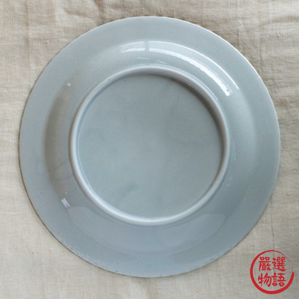 日本製 陶瓷 美濃燒 羽毛 陶瓷盤 沙拉盤 菜盤 水果盤 點心盤 圓盤 盤子 餐盤 瓷盤 碗盤 碗盤器皿 日本進口-圖片-4
