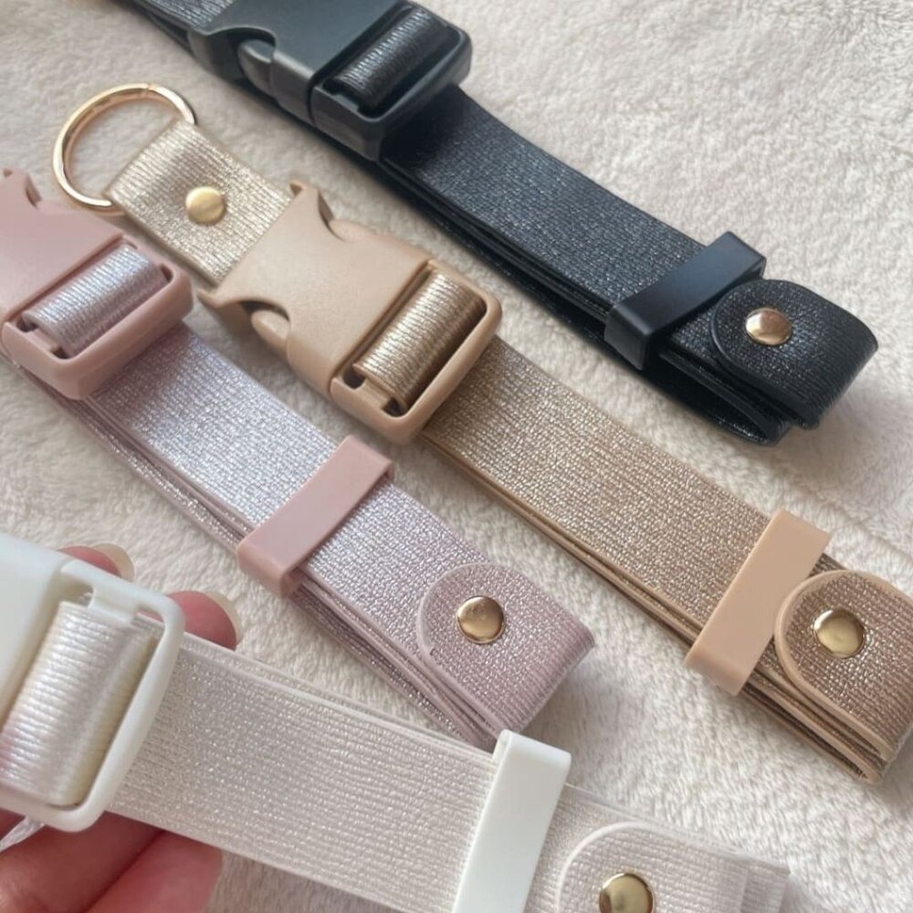 SF-020829-日本 3COINS 最新款 外出必備 珠光外套掛勾 掛環 夾克環 可調節長度 外套登山扣 解放雙手 日本進口