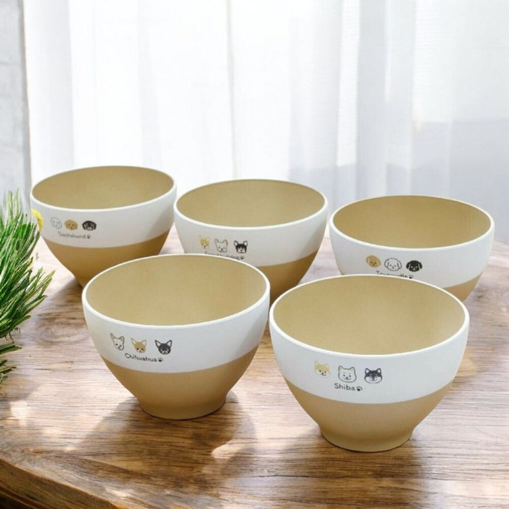 SF-020835-日本製 田中箸店 柴犬 臘腸狗 造型碗 兒童碗 露營碗 可微波碗 小碗 餐碗 可愛餐具 外出餐碗 露營碗 日本進口