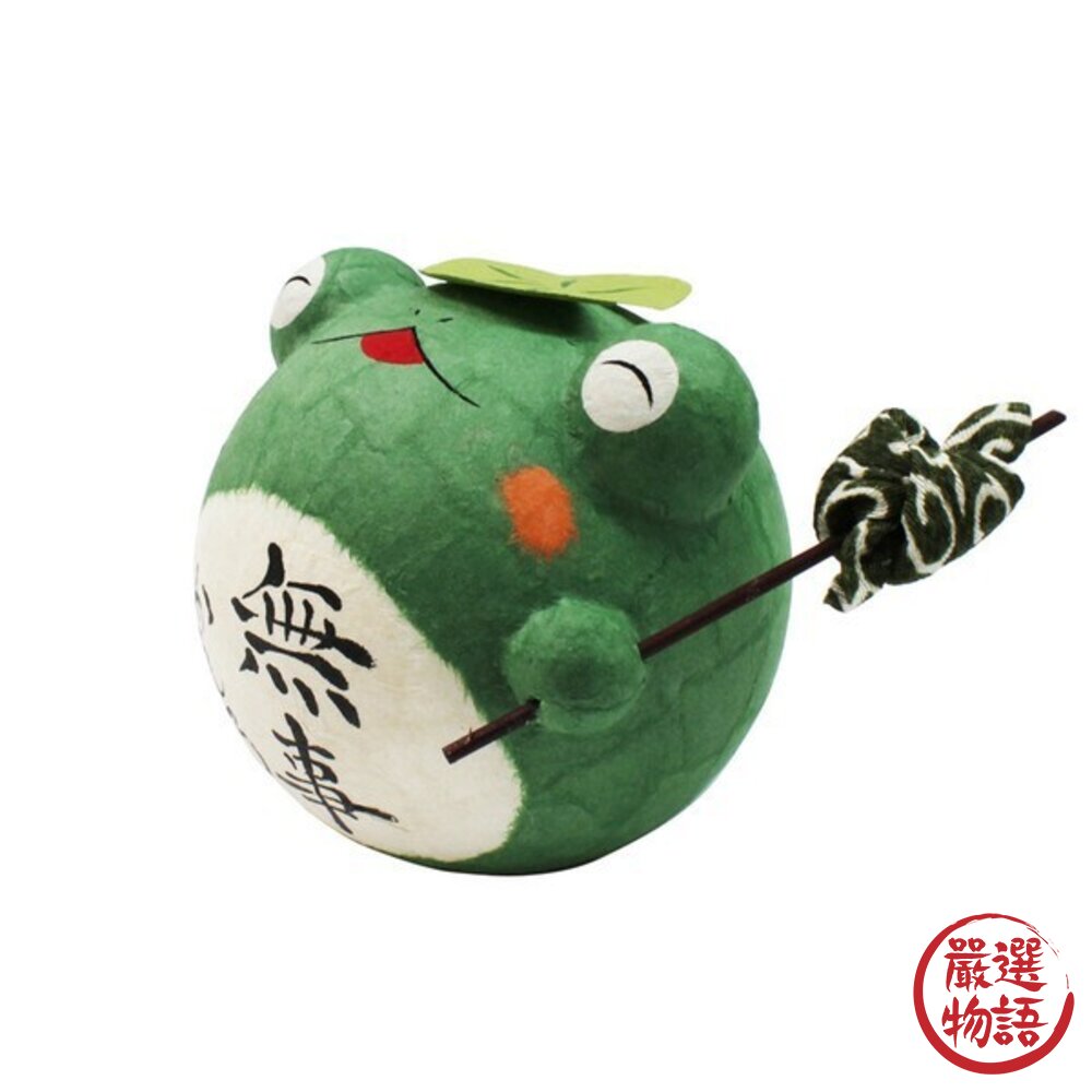 日本 開運小物 龍虎堂 和紙 平安無事蛙 開運小物 車內裝飾 青蛙 療癒擺飾 車用擺飾 入厝禮 玄關擺件 日本進口-圖片-3