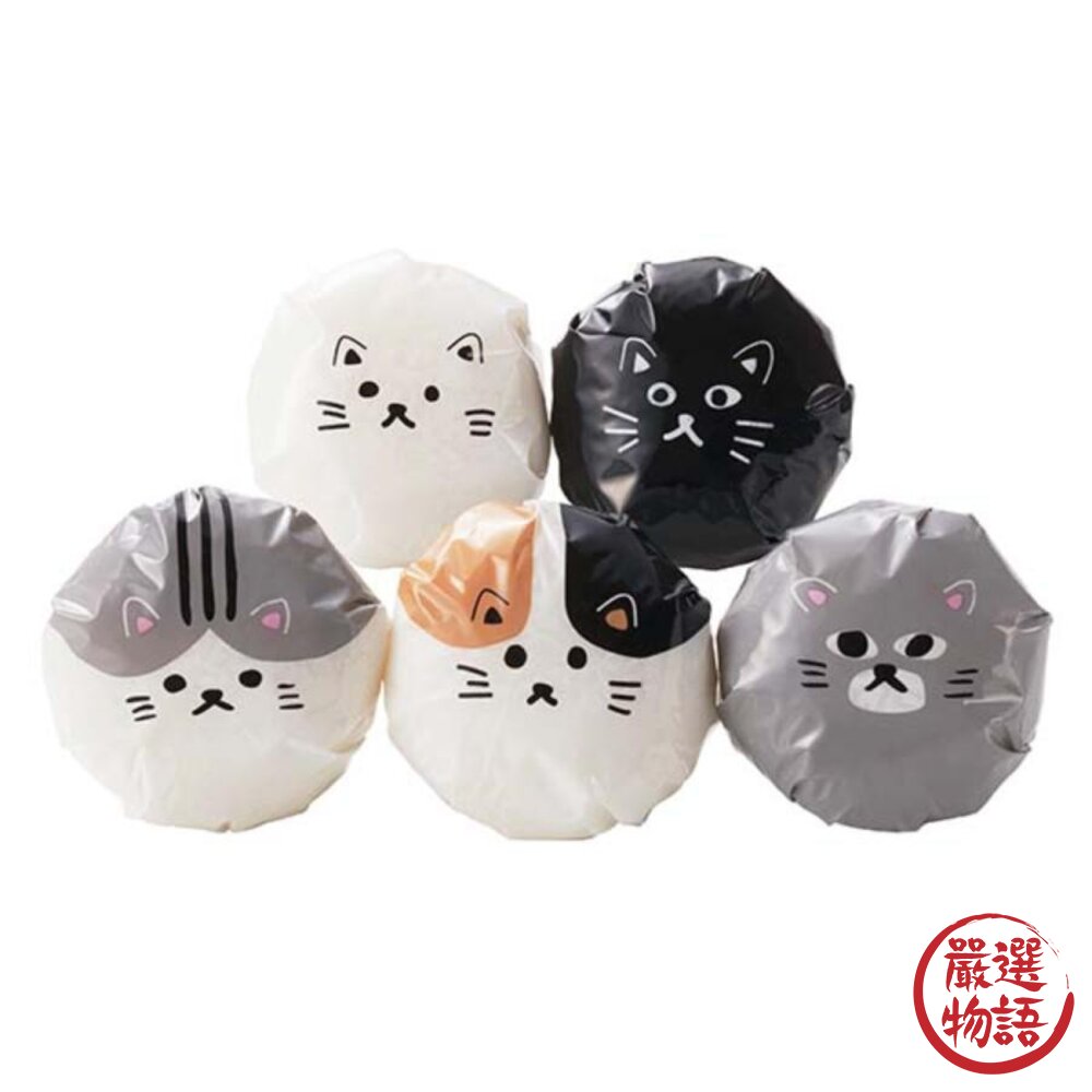 日本製 飯糰包裝袋 貓咪 便當 便當裝飾 午餐 野餐 飯糰 餐盒 飯糰袋 食物袋 食物包裝 封面照片