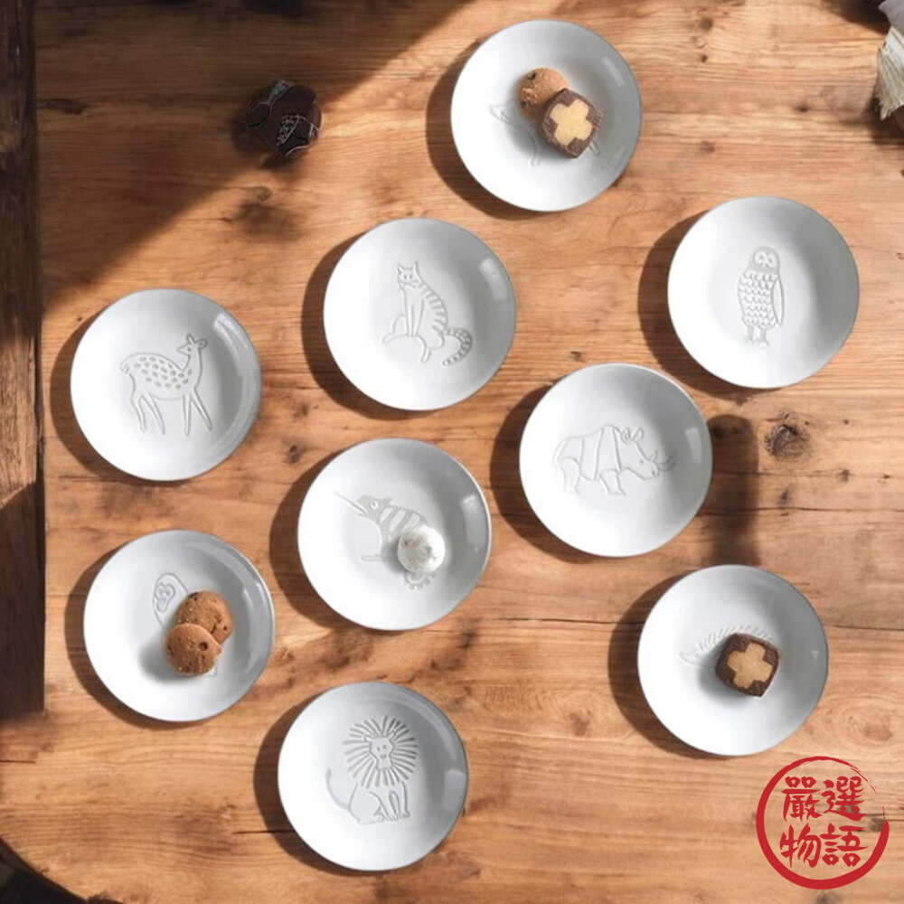 日本製 純白動物小碟 日本小盤子 水果盤 點心盤 醬油碟 醬料碟 Natural69 波佐見燒  碟 日本進口 封面照片