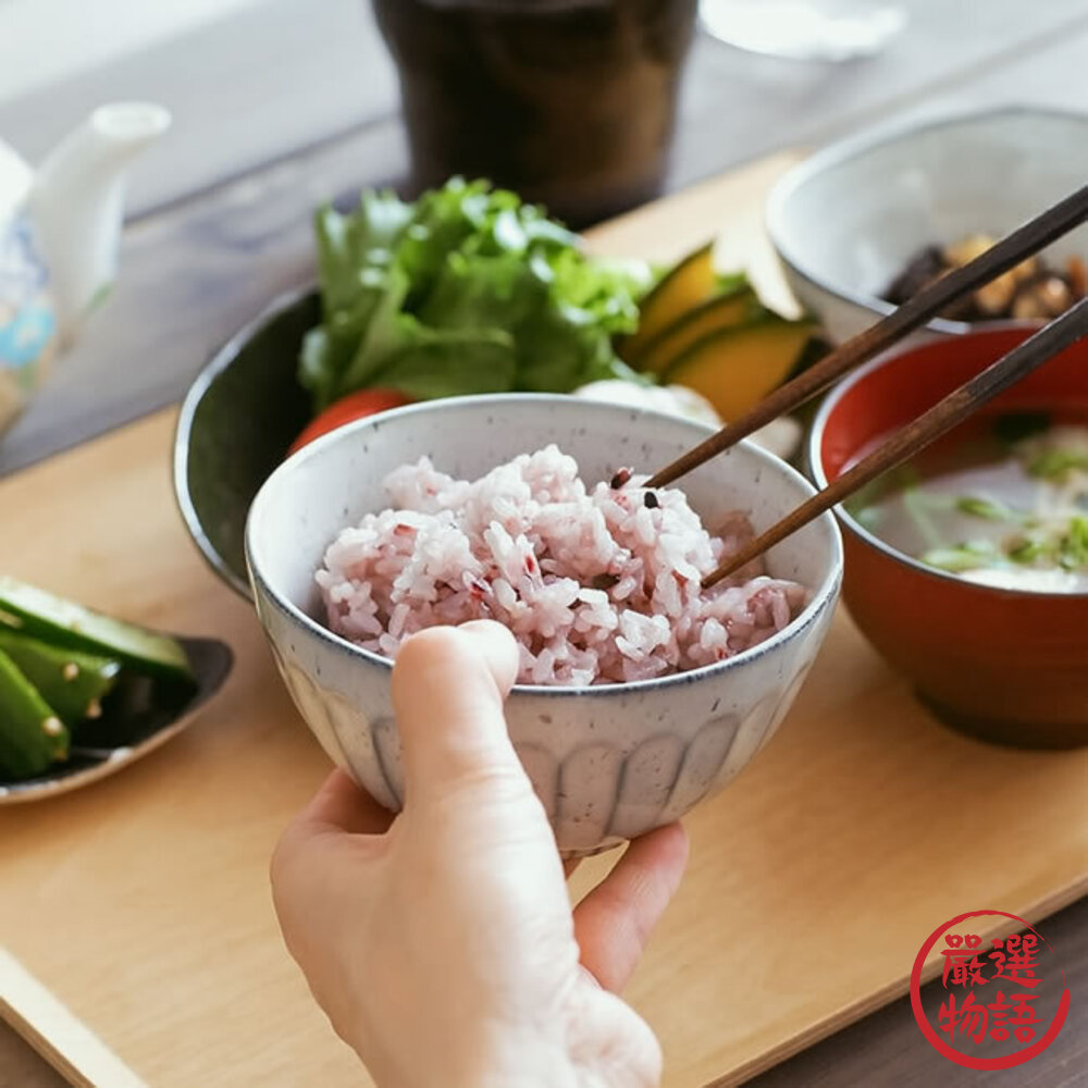 日本 飯碗 白灰窯茶碗 夫妻碗 見谷陶器 日本製飯碗 粉引刻紋 小碗 陶瓷碗 對碗 owl飯碗 日本進口-圖片-2
