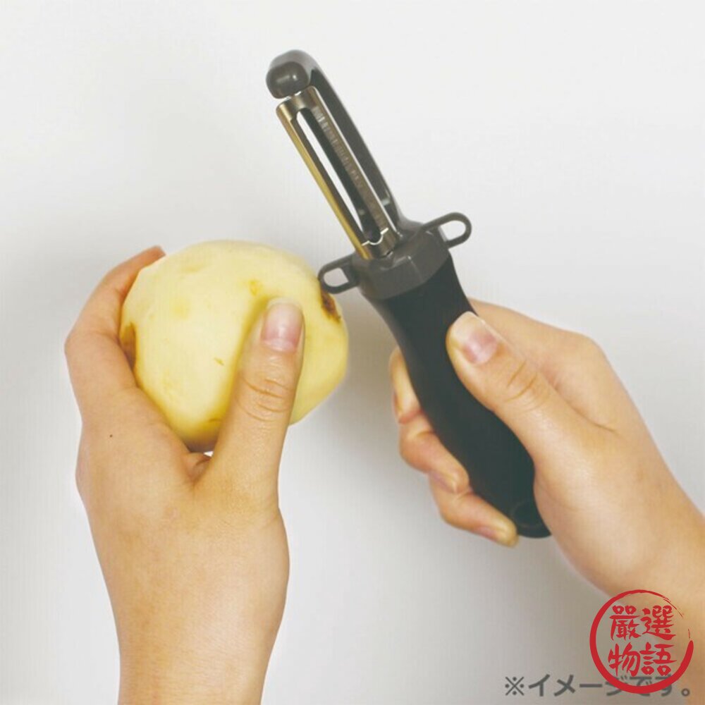 日本製 安全好操作 直立削皮刀 KOKUBO小久保 | 水果削皮刀 削皮器 刨刀 直式刀身 削皮神器 日本進口-圖片-2