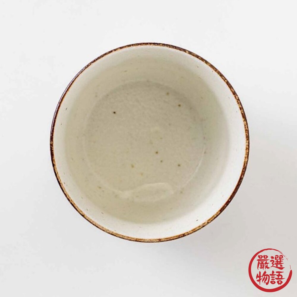 日本製 藍白飛鳥花卉清新典雅 Calme陶瓷茶杯 無握把設計馬克杯 日本進口-圖片-6