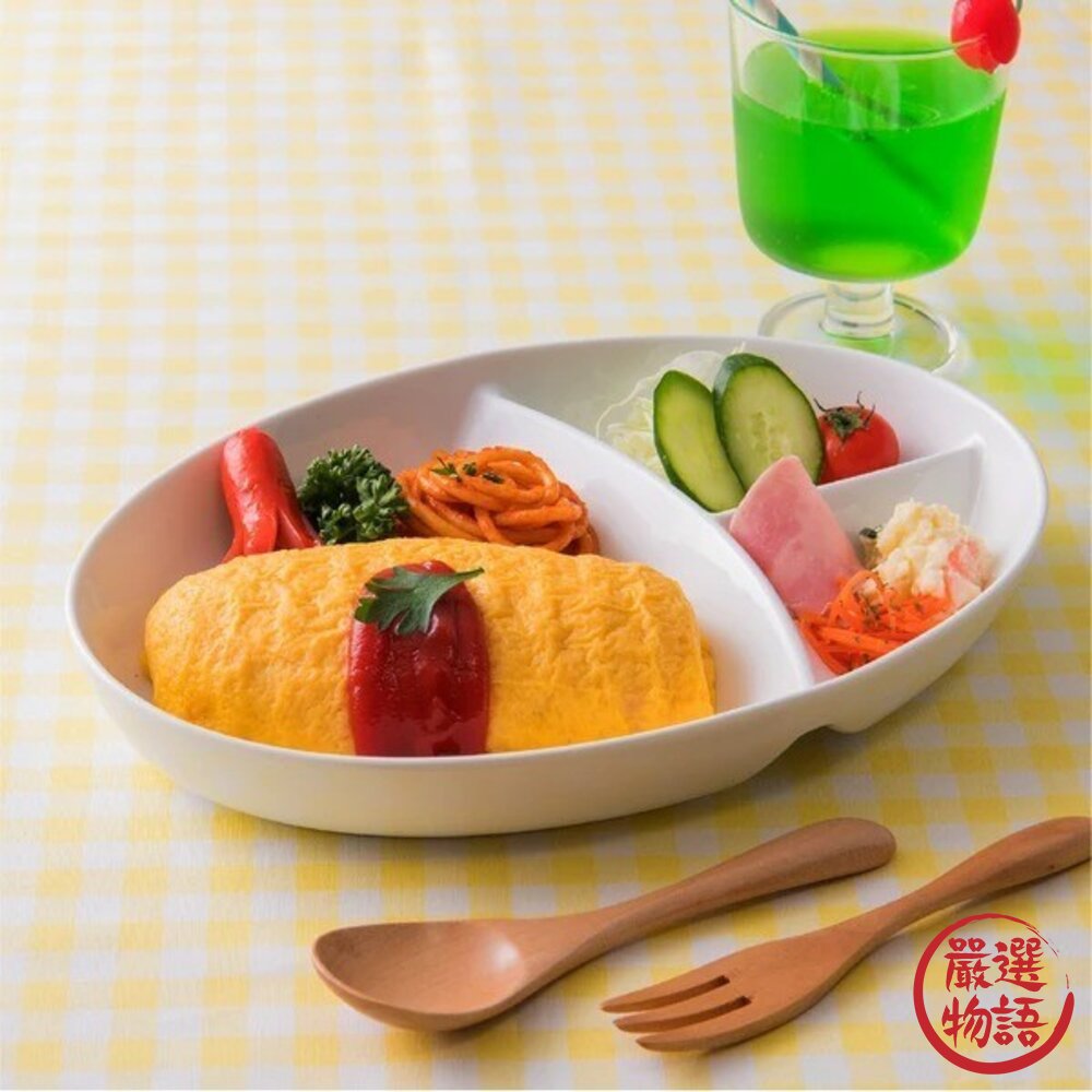 白瓷橢圓造型三格分隔盤 日本  | 211餐盤 餐盤 可微波 分隔餐盤 白色 素色 日本進口 封面照片