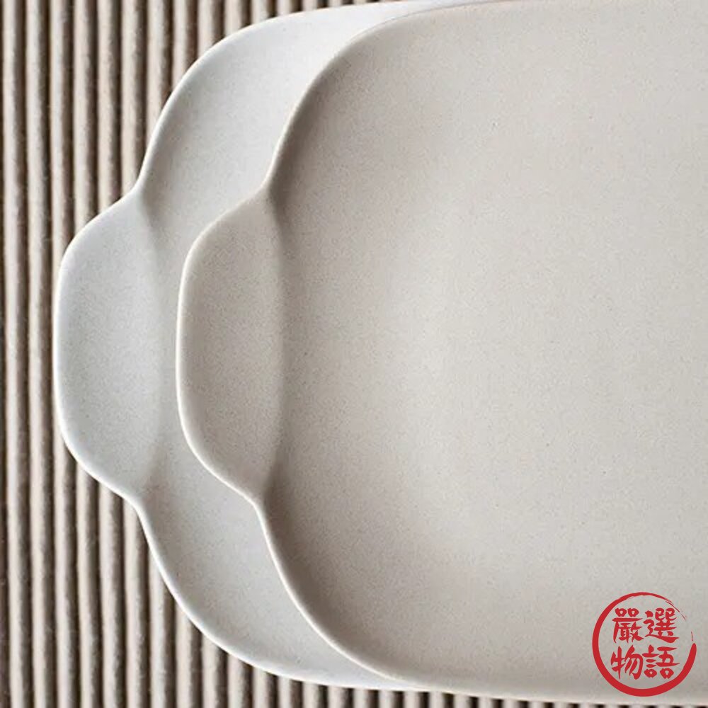 日本製 4th market 簡約早午餐盤 milch系列 早餐盤 午餐盤 主菜盤 沙拉盤 長盤 日本進口-圖片-1