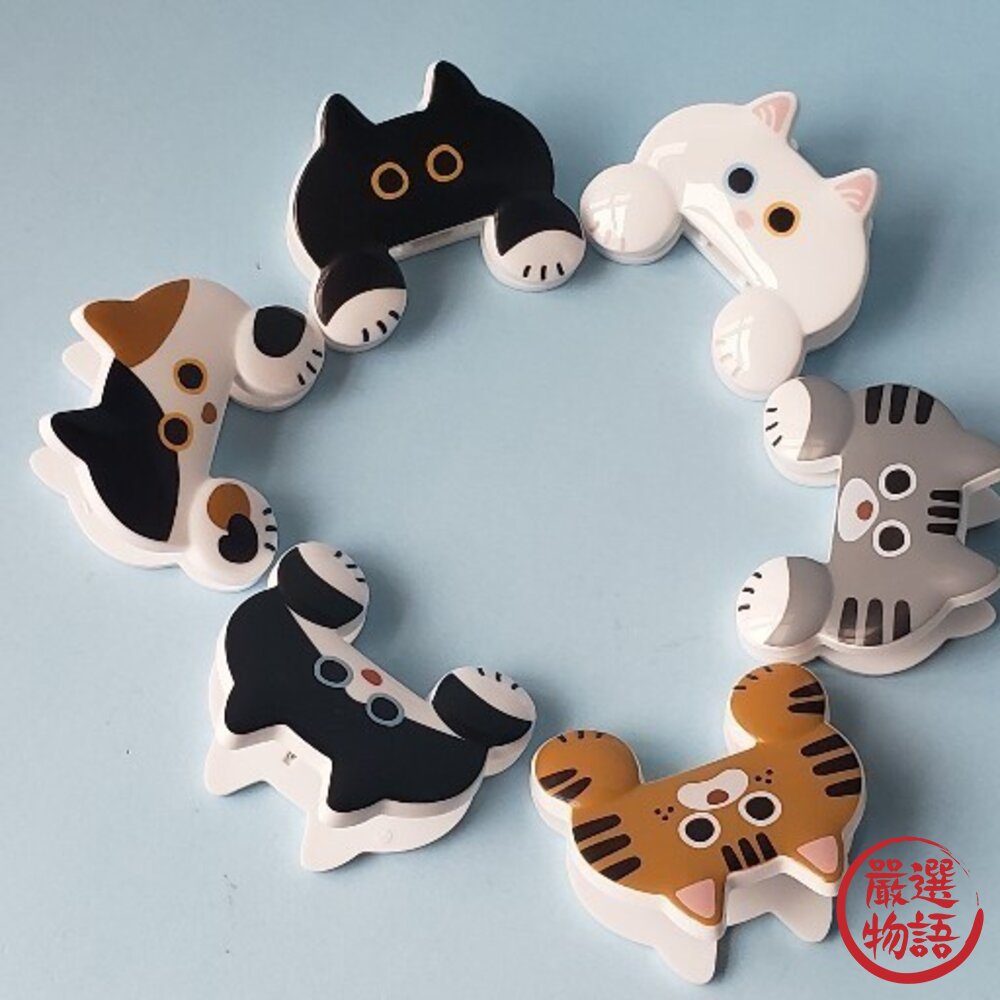 日本文具 文件夾 貓奴 sun-star JITTOME 貓咪萬用夾 手帳夾 收據夾 票據夾 小夾子 日本進口-圖片-2