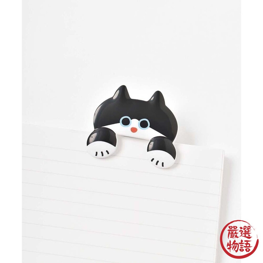 日本文具 文件夾 貓奴 sun-star JITTOME 貓咪萬用夾 手帳夾 收據夾 票據夾 小夾子 日本進口-圖片-5